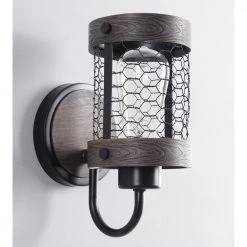 Cozy 1 Light Oil Rubbed Bronze Sconce by Kenroy Home -Kenroy Home Sales wood and oil rubbed bronze finish kenroy home vanity lighting 94047orb 1f 1000