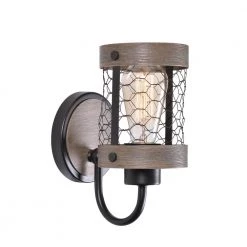 Cozy 1 Light Oil Rubbed Bronze Sconce by Kenroy Home