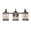 Cozy 3-Light Oil Rubbed Bronze Bathroom Vanity Light by Kenroy Home