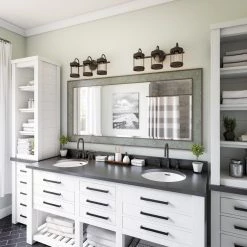 Cozy 3-Light Oil Rubbed Bronze Bathroom Vanity Light by Kenroy Home -Kenroy Home Sales wood and oil rubbed bronze finish kenroy home vanity lighting 94049orb 76 1000