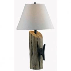 Cole 30 in. Wood Table Lamp by Kenroy Home